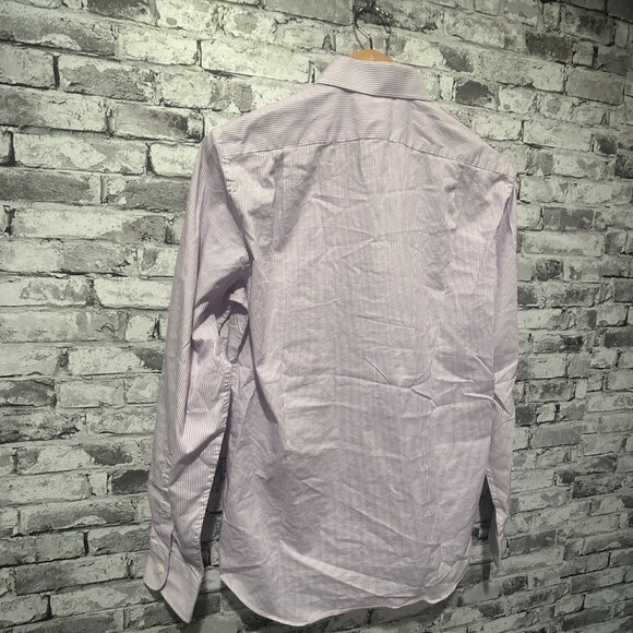 EUC J. Crew Men's  Button Down Long Sleeve Shirt Striped Size Medium - Picture 8 of 15